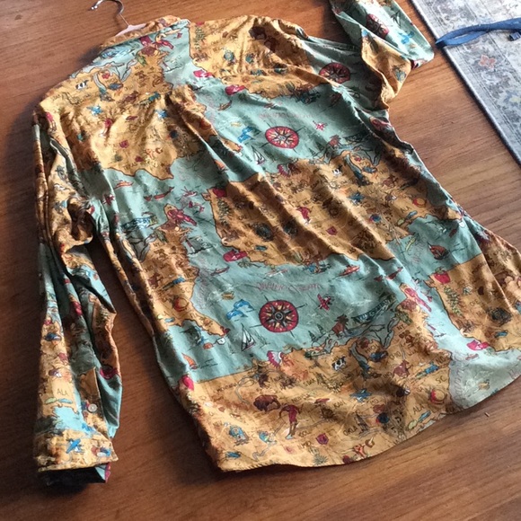 Nick and Nora vintage map shirt - Picture 14 of 15